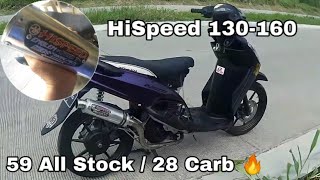 Hispeed pipe soundtest  Mio 59 all stock [upl. by Maya703]