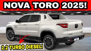 🚨 NÃO COMPRE FIAT TORO AGORA MODELO 2025 VEM COM NOVO MOTOR 22 TURBO DIESEL MUITO MAIS FORTE [upl. by Yolanda]