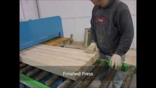 Shuffleboard Table Manufacturing Glue Up Process [upl. by Arual]