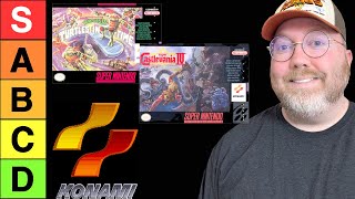 I Ranked Konami SNES Games [upl. by Ri]