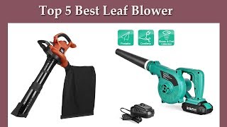 Top 5 Best Leaf Blower [upl. by Ralyat770]