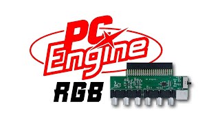 PC Engine RGB ADAPTER  get a lovely picture from your PCE [upl. by Reppiks]