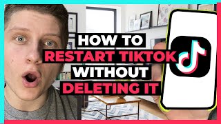 How To Restart TikTok Without Deleting it  How I Did [upl. by Ebonee]