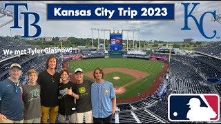 Rays vs Royals in KANSAS CITY  We met Glasnow  Kauffman Stadium 2023 MLB Season  Vlog 110 [upl. by Oal275]