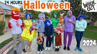 24 Hours with 8 Kids on Halloween 2024 [upl. by Nagoh902]