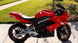 2009 Ninja 650r with two brothers ermax targa sport bars [upl. by Parthen107]