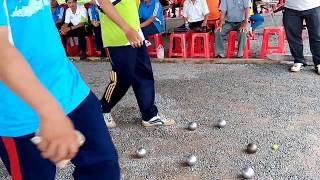 The Finals Petanque Men Club Binh Duong Championship 2016 [upl. by Akinhoj]