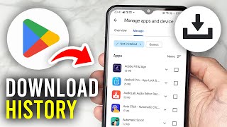 How To See Google Play Store Download History  Full Guide [upl. by Gentille]