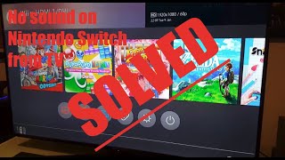 No Sound from Nintendo Switch Dock or Wii U to TV [upl. by Mahla]