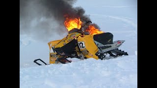 Best Snowmobile Fails 2021 Crashes Wrecks amp MORE [upl. by Calise]