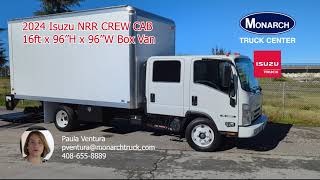 2024 Isuzu NRR Crew Cab 16ft x 96”H x 96”W Box Van [upl. by Pavior]