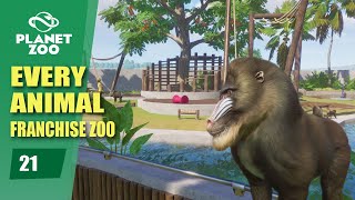 Mandrill Island Planet Zoo Every Animal Franchise Zoo Part 21 [upl. by Meurer]