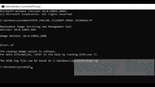 CARA MENGATASI Command Prompt CMD DISM Error Code 87 option is unknown [upl. by Navoj]