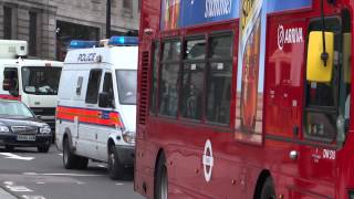 Metropolitan Police  Mercedes Sprinter CBRN Unit On An Emergency Call [upl. by Huskamp]