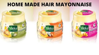 vatika hair mayonaise homemade lockdown diy [upl. by Bonnice330]