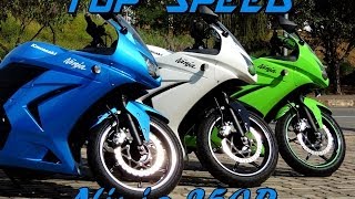 KAWASAKI NINJA 250  TOP SPEED HD [upl. by Fidel620]