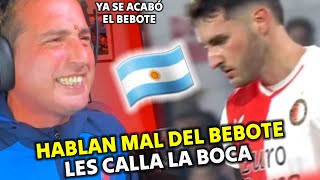 ESTO ES LO QUE LE FALTABA NARRADORES ARGENTINOS CAEN RENDIDOS ANTE BEBOTE GIMENEZ EN FEYENOORD VS [upl. by Okiron670]