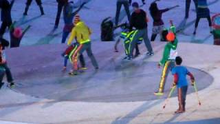 Vancouver 2010 Paralympic Opening Ceremony Breakdancers perform [upl. by Yatnwahs]