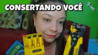 ASMR  ROLEPLAY CONSERTANDO VOCÊ 🔧  asmr caseiro [upl. by Wrdna655]