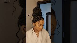 Gorgeous Faux Loc Updo style hairtutorial [upl. by Anirbed]