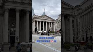 London Iconic Bank Station 🇬🇧 24 london londontourism travel viralvideo viralshorts shorts [upl. by Chancelor282]