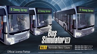 Bus Simulator 16 MercedesBenz Citaro DLC EN [upl. by Soilisav]