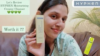 HYPHEN Moisturizing Creamy Cleanser  Dry Skin  Review 💚💚💚💚💚💚💚💚💚💚💚💚💚 [upl. by Onder]