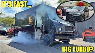 We Bought An LS Swapped UPS Truck And Mom A New Car [upl. by Eglanteen]