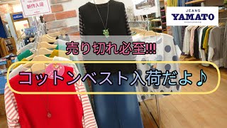 阿久比町【Bliss bunch】コットン鹿の子ベスト入荷 阿久比店大人気アイテム★ カラーは全5色！ 売り切れ必至！ 【今週のオススメ】ジーンズヤマト阿久比店 [upl. by Carnes193]