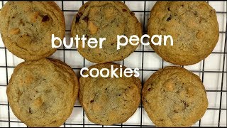 How to Make SaltySweet Butter Pecan Cookies [upl. by Aihsilat]