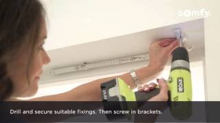 Somfy RTS Electric Roller Blinds  Installation [upl. by Ammadas]