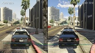 Grand Theft Auto 5 Xbox 360 vs PS3 Gameplay FrameRate Tests [upl. by Hedberg675]