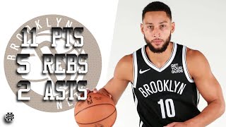 Ben Simmons 11 pts 5 rebs 2 asts vs Wizards 2024 Preseason [upl. by Araeic]