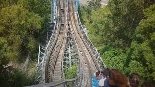 Ravine Flyer II  Waldameer  Back Row 4K HD POV  June 2023 [upl. by Ellennad]