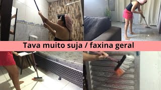 Faxina geral  Fiquei 3 dias sem arrumar a casa 🏠 tava uma bagunça  fiz faxina completa [upl. by Corissa]