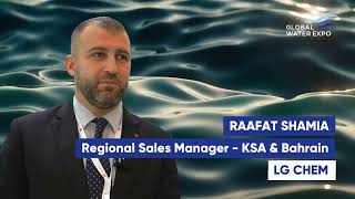 Exhibitor Interview Raafat Shamia Regional Sales Manager LG Chem [upl. by Animas]