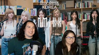 Siblings React  엔믹스 NMIXX  Tiny Desk Korea [upl. by Kristan]