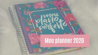 MEU PLANNER 2020  Meu plano perfeito [upl. by Annasoh747]