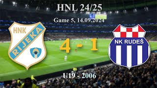 5 2006 U19 Rijeka 41 Rudeš HNL 2425 Game 5 croatiafootball hnl [upl. by Gage]