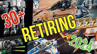 Every LEGO Star Wars Set Retiring By The END Of 2024 COMPLETE LIST [upl. by Fairley]