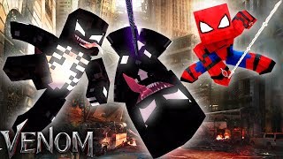 Minecraft Whos Your Family BEBÊ VENOM ENFRENTA HOMEM ARANHA  Venom o Filme [upl. by Orimisac156]