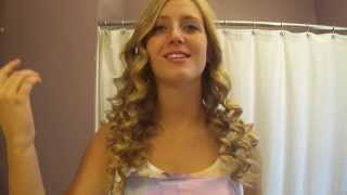 ♥ Heatless Curls with Foam Curlers ♥ [upl. by Vivienne]