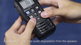 Icom ICM37 Buoyant VHF Marine Transceiver [upl. by Nylcoj119]