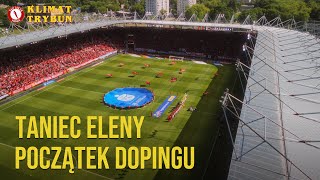 Taniec Eleny i początek dopingu  4 kamery  dron  Widzew  Zagłębie Lubin [upl. by Nodmac]