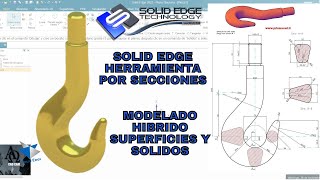 Solid Edge 2024 TUTORIAL PASO A PASO  En Español [upl. by Sindee]