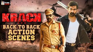 Krack Back To Back Action Scenes  Ravi Teja  Shruti Haasan  Samuthirakani  Mango Telugu Cinema [upl. by Eintrok488]