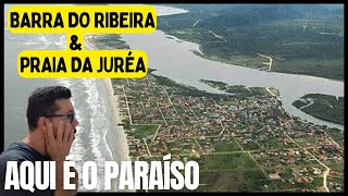 PRAIA DA JURÉIA E BARRA DO RIBEIRA IGUAPE SÃO PAULO VALE DO RIBEIRA LITORAL SUL [upl. by Ahseina]