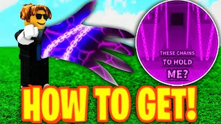 HOW TO GET BIND GLOVE amp Garden Of Erase BADGE BADGE In SHOWCASE SLAP BATTLES Roblox [upl. by Rettuc]