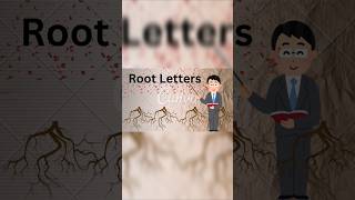 Root Letters in English learning english education [upl. by Elak]