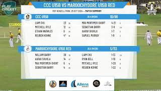 CCC U15B v MAROOCHYDORE U15B RED [upl. by Mayyahk]